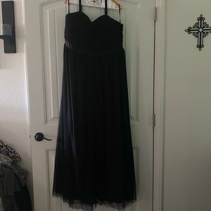 Torrid size 18 black tule formal dress